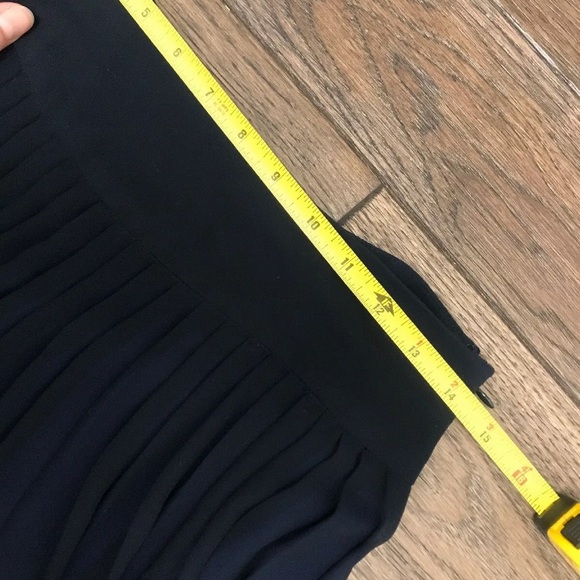 LOFT Women’s Pleated Flowy Full Skirt Two Tone - Picture 8 of 8